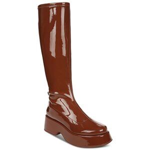 Circus Ny Women's Kimberly Platform Knee High Boots Brown Size 9 NEW